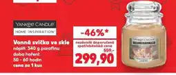 Kaufland Vonná svíčka ve skle nabídka