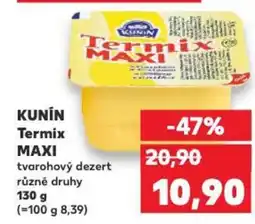 Kaufland KUNIN Termüx MAXI nabídka