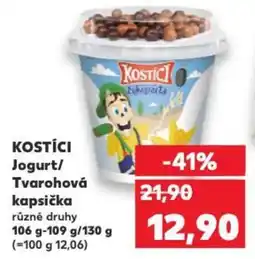 Kaufland KOSTÍCI Jogurt/ Tvarohová nabídka