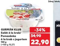 Kaufland GURMÁN KLUB Salát à la krab/ nabídka