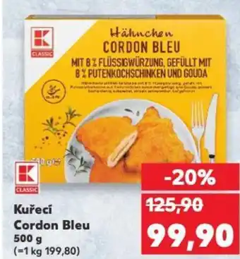 Kaufland Kuřecí Cordon Bleu nabídka