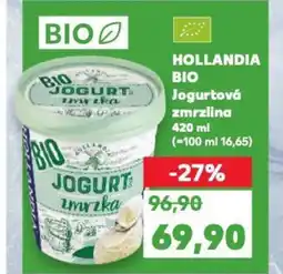 Kaufland HOLLANDIA BIO Jogurtová zmrzlina nabídka