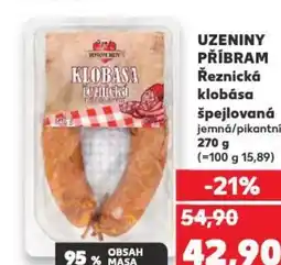 Kaufland UZENINY PŘÍBRAM Řeznická nabídka