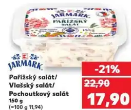 Kaufland Pařížský salát/ Vlašský salát/ Pochoutkový salát nabídka