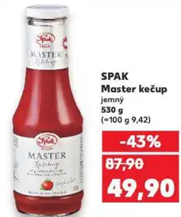 Kaufland SPAK Master kečup nabídka