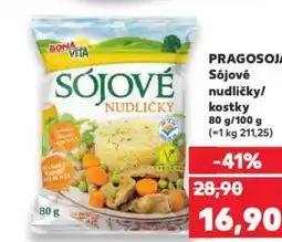 Kaufland PRAGOSOJA Sójové nudličky/ kostky nabídka