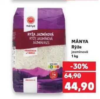 Kaufland MÁNYA Rýže jasmínová nabídka