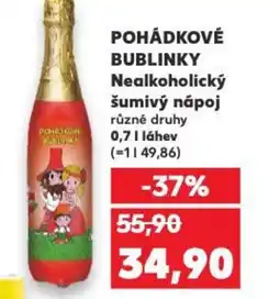 Kaufland POHÁDKOVÉ BUBLINKY Nealkoholický nabídka