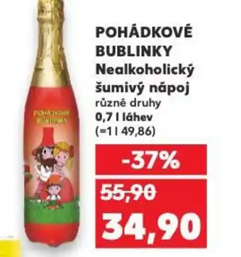 Kaufland POHÁDKOVÉ BUBLINKY Nealkoholický nabídka