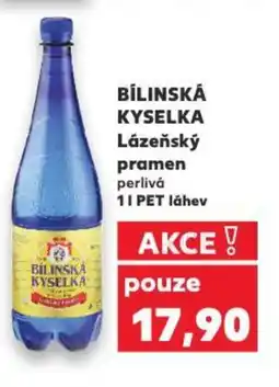 Kaufland BÍLINSKÁ KYSELKA Lázeňský pramen perlivá nabídka