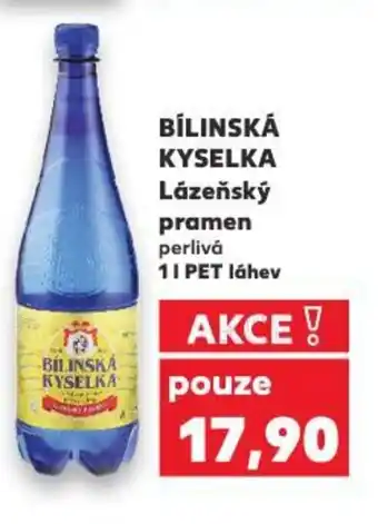 Kaufland BÍLINSKÁ KYSELKA Lázeňský pramen perlivá nabídka