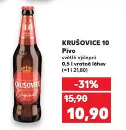 Kaufland KRUŠOVICE Pivo nabídka