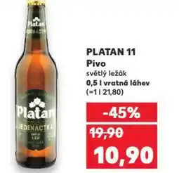 Kaufland PLATAN 11 Pivo nabídka