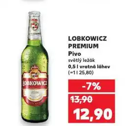 Kaufland LOBKOWICZ PREMIUM Pivo nabídka