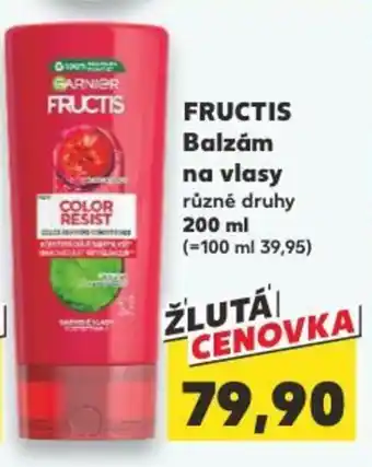 Kaufland FRUCTIS Balzám na vlasy různé druhy nabídka