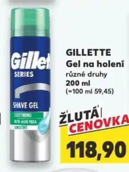 Kaufland Gillet Gel na holení nabídka