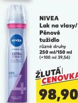 Kaufland NIVEA Lak na vlasy/ Pěnové tužidlo nabídka