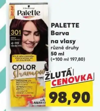 Kaufland PALETTE Barva na vlasy nabídka