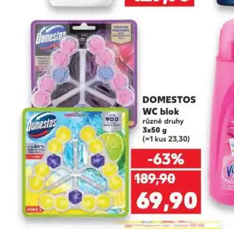 Kaufland DOMESTOS WC blok různé druhy nabídka