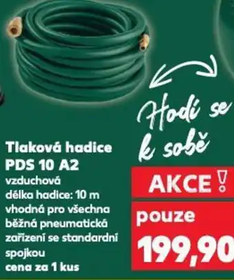 Kaufland Tlaková hadice k sobě PDS 10 A2 nabídka