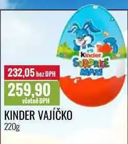 Ratio KINDER VAJÍČKO 220g nabídka