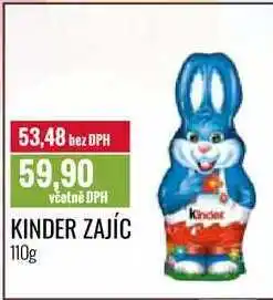 Ratio KINDER ZAJÍC 110g nabídka