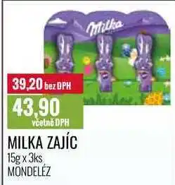 Ratio MILKA ZAJÍC 15g x 3ks nabídka