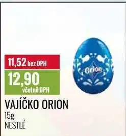 Ratio VAJÍČKO ORION 15g nabídka