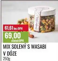 Ratio MIX SOLENÝ S WASABI V DÓZE 250g nabídka