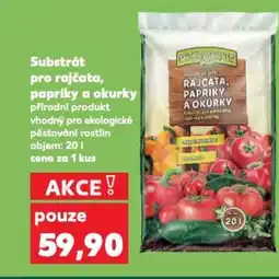 Kaufland Substrát pro rajčata, papriky a okurky nabídka