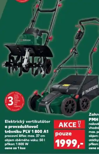 Kaufland Elektrický vertikutátor a provzdušňovač trávníku PLV 1 800 A1 nabídka