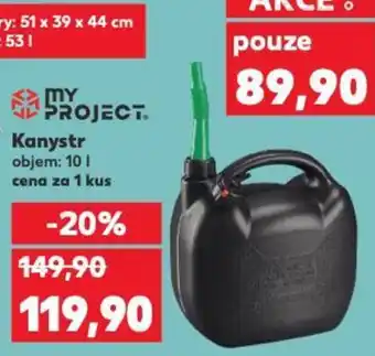 Kaufland Kanystr objem: 10 I cena za 1 kus nabídka