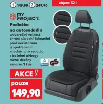 Kaufland Podložka na autosedadlo nabídka