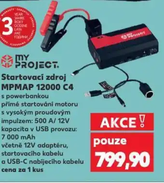 Kaufland Startovací zdroj MPMAP 12000 C4 nabídka