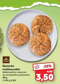 Kaufland Kaiserka multicereální nabídka