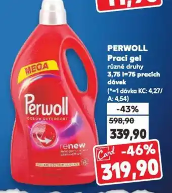 Kaufland PERWOLL Prací gel nabídka