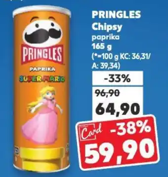 Kaufland PRINGLES Chipsy paprika nabídka