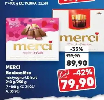 Kaufland MERCI Bonboniéra nabídka