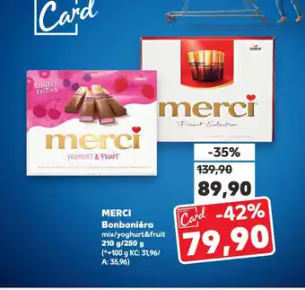 Kaufland merci Bonboniéra nabídka