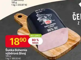 Hruška Bivoj Šunka Bohemia výběrová 100 g nabídka