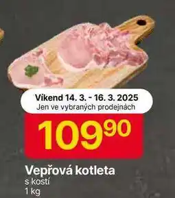 Hruška Vepřová kotleta s kostí 1 kg nabídka