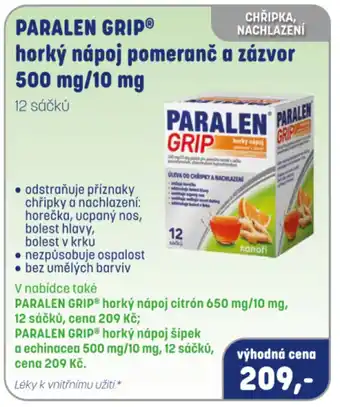 PharmaPoint Léky k vnitřnímu užití.* horký nápoj pomeranč a zázvor nabídka