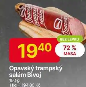 Hruška Bivoj Opavský trampský salám 100 g nabídka