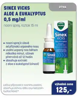 PharmaPoint SINEX VICKS ALOE A EUKALYPTUS nabídka