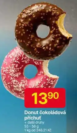 Hruška Donut čokoládová příchuť + další druhy 55-56 g nabídka