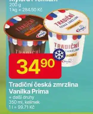 Hruška Prima Tradiční česká zmrzlina 350ml nabídka