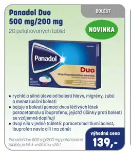 PharmaPoint Panadol Duo 500 mg/200 mg nabídka