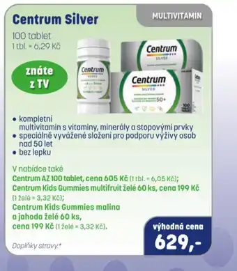 PharmaPoint Centrum Silver nabídka