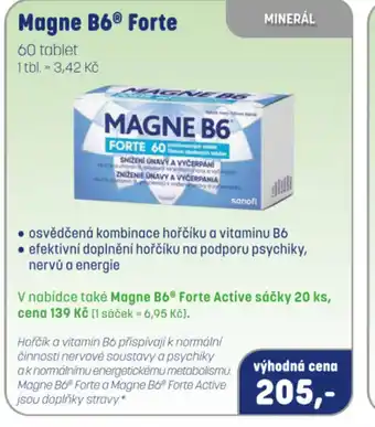 PharmaPoint Magne B6Ⓡ Forte nabídka