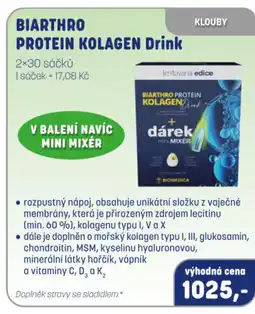 PharmaPoint BIARTHRO PROTEIN KOLAGEN Drink nabídka